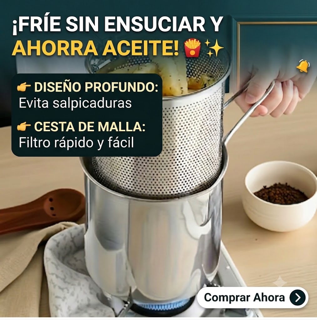 🍳Olla de Freidora- Envío a todo Ecuador🚚