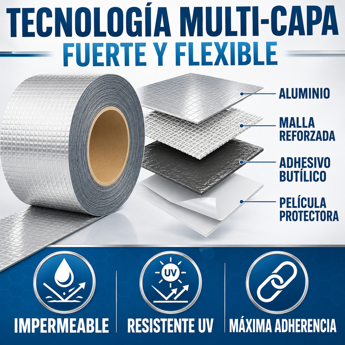 Cinta Asfáltica Impermeable Stantek®- FRETE GRATÌS🚚