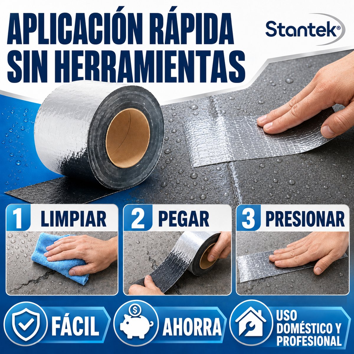 Cinta Asfáltica Impermeable Stantek®- FRETE GRATÌS🚚