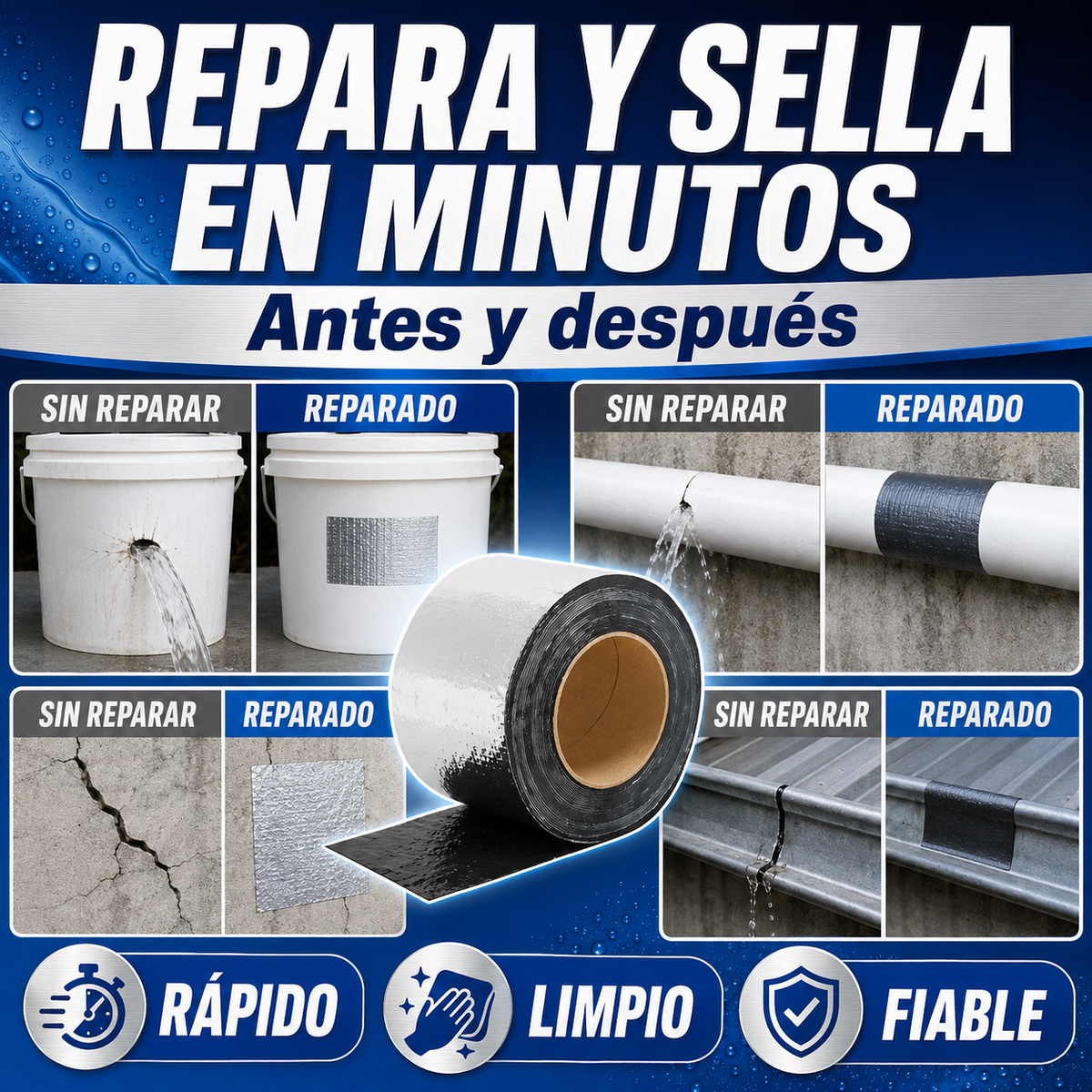 Cinta Asfáltica Impermeable Stantek®- FRETE GRATÌS🚚