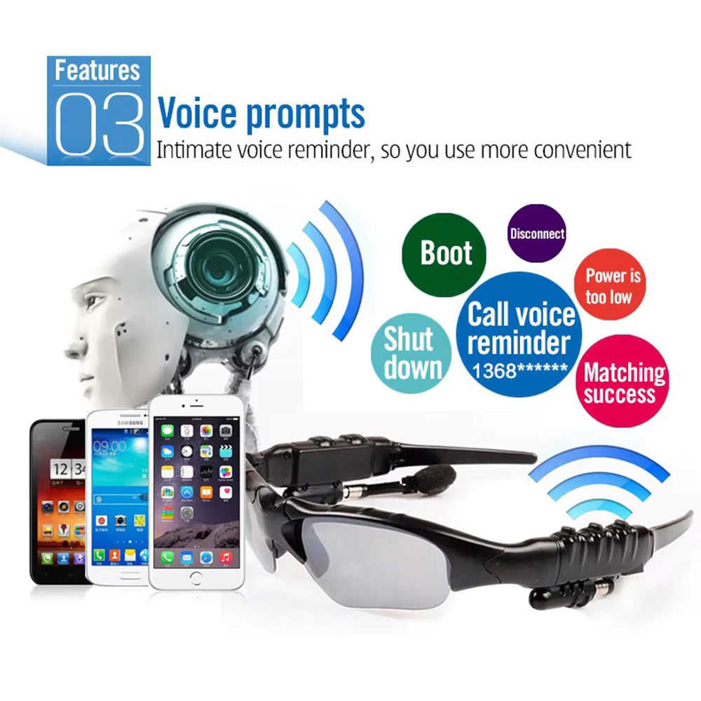 Gafas Con Audifonos Bluetooth